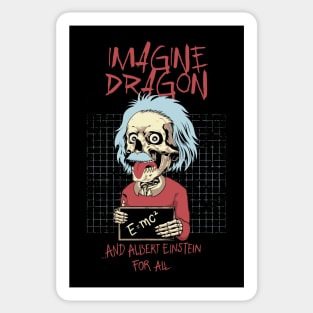 imagine dragon and the genius Sticker